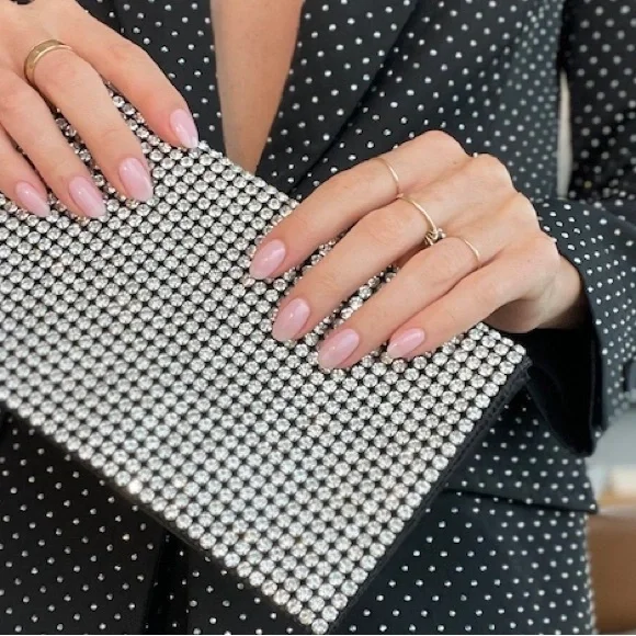 AMBER SCEATS STELLA CRYSTAL BAG! 
5.5” x 7.5” x 7” NWOT! - Picture 2 of 8